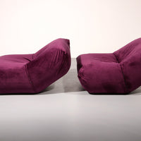 Lila Papillon Lounge-Sessel von Guido Maria Rosati für Giovannetti Mind Condition
