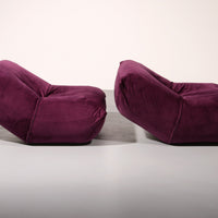 Lila Papillon Lounge-Sessel von Guido Maria Rosati für Giovannetti Mind Condition