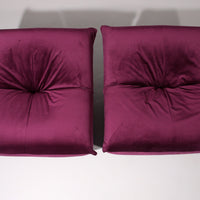 Lila Papillon Lounge-Sessel von Guido Maria Rosati für Giovannetti Mind Condition