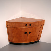 Barschrank aus hellem Holz, zugeschrieben an Paolo Buffa, 1940er Jahre