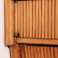 Barschrank aus hellem Holz, zugeschrieben an Paolo Buffa, 1940er Jahre