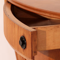 Barschrank aus hellem Holz, zugeschrieben an Paolo Buffa, 1940er Jahre