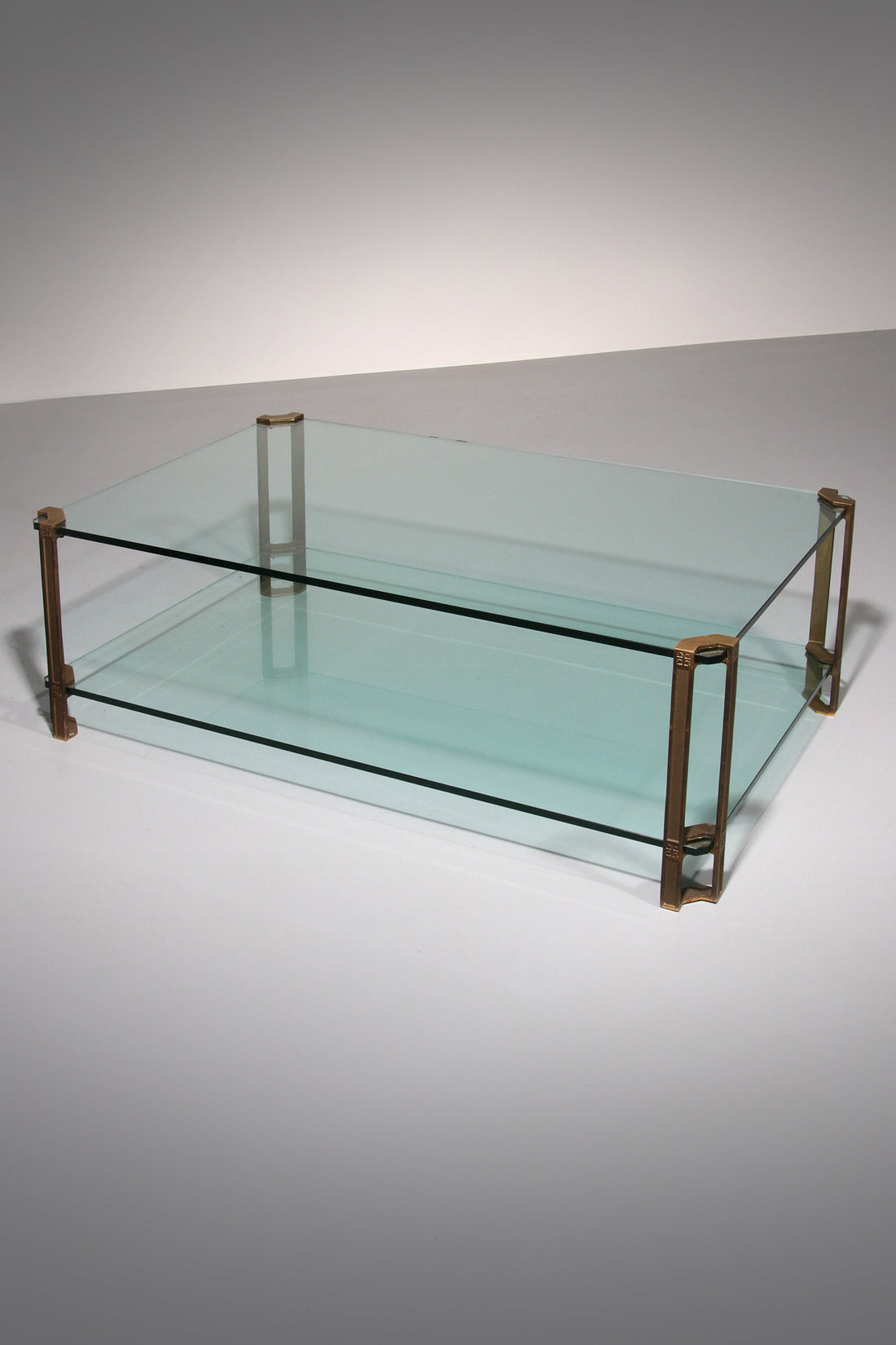 Vintage Glass Coffee Table by Peter Ghyczy, Model T24 (130x80x45)