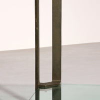 Vintage-Glas-Couchtisch von Peter Ghyczy, Modell T24 (130x80x45)