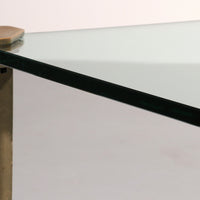 Vintage-Glas-Couchtisch von Peter Ghyczy, Modell T24 (130x80x45)