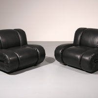 Mimo Padova Black Leader Modulare Lounge-Sessel „Velasquez“ – 1970