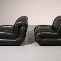 Mimo Padova Black Leader Modulare Lounge-Sessel „Velasquez“ – 1970