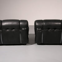 Mimo Padova Black Leader Modulare Lounge-Sessel „Velasquez“ – 1970