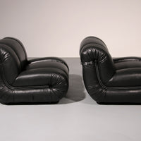Mimo Padova Black Leader Modulare Lounge-Sessel „Velasquez“ – 1970