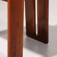 Mario Marenco Walnoten Sapporo Eetkamerstoelen voor Mobilgirgi, jaren 70