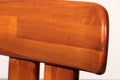 Mario Marenco Walnut Sapporo Dining Chairs for Mobilgirgi, 1970s
