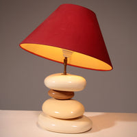 Tischleuchte „Pebble“ von François Chatain, 1980er Jahre