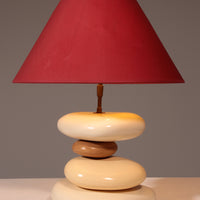 Tischleuchte „Pebble“ von François Chatain, 1980er Jahre