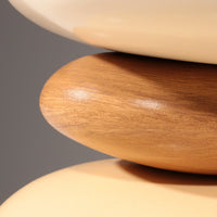 Tischleuchte „Pebble“ von François Chatain, 1980er Jahre