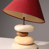 Tischleuchte „Pebble“ von François Chatain, 1980er Jahre