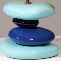 France Pebble table lamp by François Chatain, 1980s