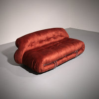 Soriana Sofa von Afra und Tobia Scarpa für Cassina, 1970er Jahre