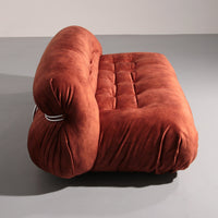 Soriana Sofa von Afra und Tobia Scarpa für Cassina, 1970er Jahre