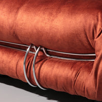 Soriana Sofa von Afra und Tobia Scarpa für Cassina, 1970er Jahre