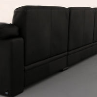 De Sede Modulares 7-teiliges Ledersofa im Mid-Century-Stil in Schwarz – Schweizer Ikone