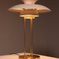 Seltene PH 5 Mid-Century Modern Tischlampe von Poul Henningsen für Louis Poulsen, Dänemark 1960er Jahre