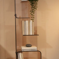 Ikonisches Plexiglas-Bücherregal von Michel Dumas – Französisches Weltraum-Design der 1970er Jahre