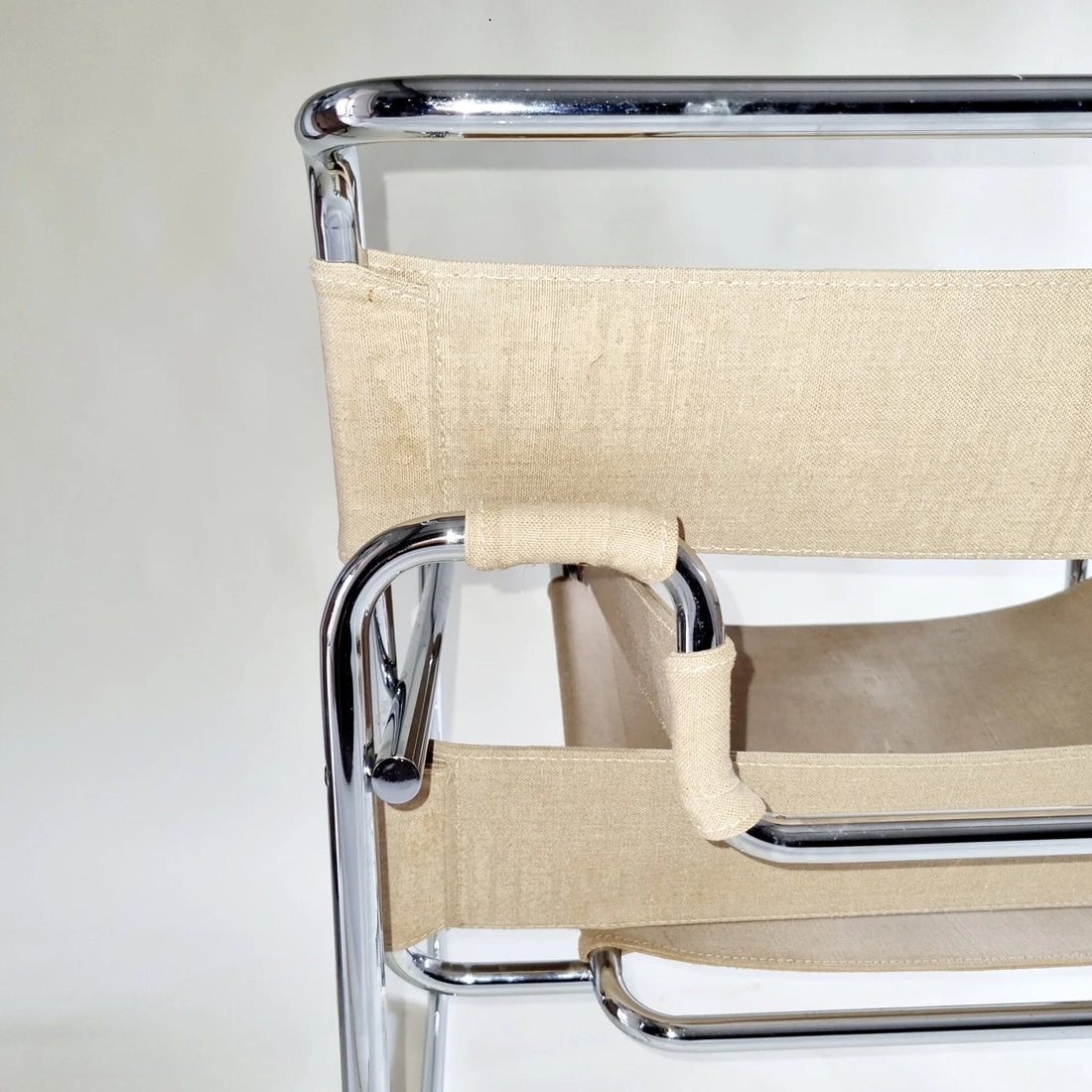 60s Wassily chair in canvas by Marcel Breuer, made by Gavina - COLLECTORS RDAM