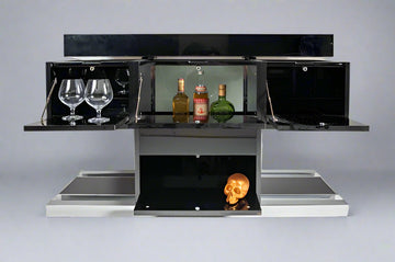 70's bar cabinet designed by Willy Rizzo for Sabot - COLLECTORS RDAM