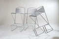 80s Bar Stools by Till Behrens for Shulbach (set of 3) - COLLECTORS RDAM
