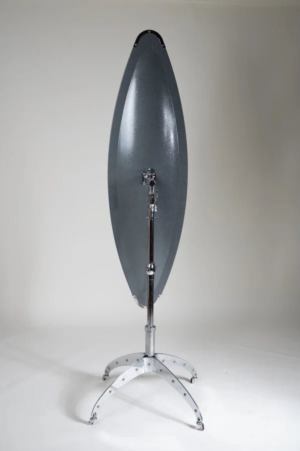 80s Mirror by Yasuaki Sasamoto for Li Qian, Japan in hammerite