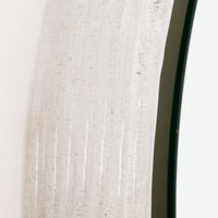 Runder Badezimmerspiegel aus Plexiglas von Hillebrand, großes Modell, Deutschland, 1960.