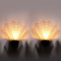 ASEA Wandleuchten „Coquille“ im Midcentury-Modern-Stil, 1950er Jahre, Schweden