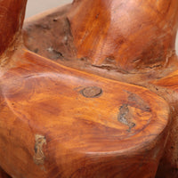 Handgemaakte gerecyclede teakhouten fauteuil van Andrianna Shamaris