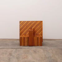 Modulares Buchenholz-Set mit zwei Raumteilern und Bänken, Italien, 1970