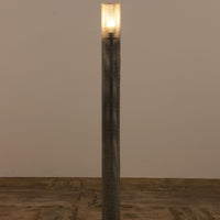 Vintage italienische Stehlampe aus weißem Metall, 1960