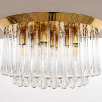 Vintage J.T. Kalmar Murano Glass Chandelier, 1970s Austrian Design