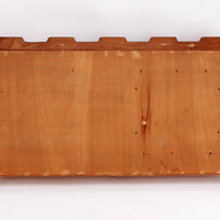 Italienischer, handgefertigter Wandschrank aus Walnussholz aus den 1960er Jahren