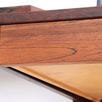 Modulares Wandsystem aus dunklem Holz von Kai Kristiansen - FM Møbler