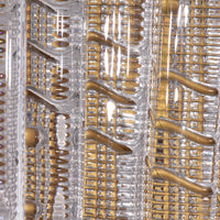 Orrefors Design XXL Wandleuchten von Carl Fagerlund, Glas und Messing, 1960er Jahre