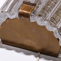 Orrefors Design XXL Wandleuchten von Carl Fagerlund, Glas und Messing, 1960er Jahre
