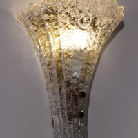 Elegante Carl Fagerlund wandlamp van Orrefors, 36cm, 1960 Zweden