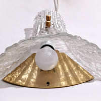 Elegante Carl Fagerlund wandlamp van Orrefors, 36cm, 1960 Zweden