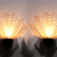 ASEA Wandleuchten „Coquille“ im Midcentury-Modern-Stil, 1950er Jahre, Schweden