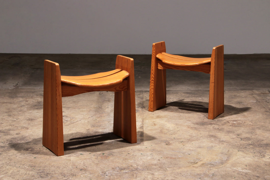 Gilbert Marklund Wooden Stools Jonte - Scandinavian Design