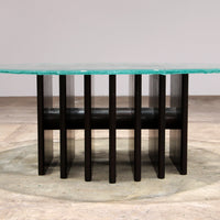 Skulpturaler Glas-Couchtisch von Heinz Lilienthal, 1970, Deutschland