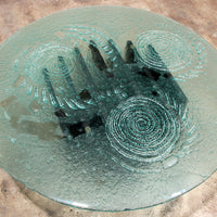 Skulpturaler Glas-Couchtisch von Heinz Lilienthal, 1970, Deutschland