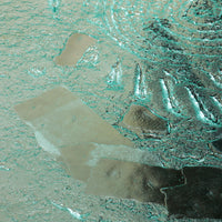 Skulpturaler Glas-Couchtisch von Heinz Lilienthal, 1970, Deutschland
