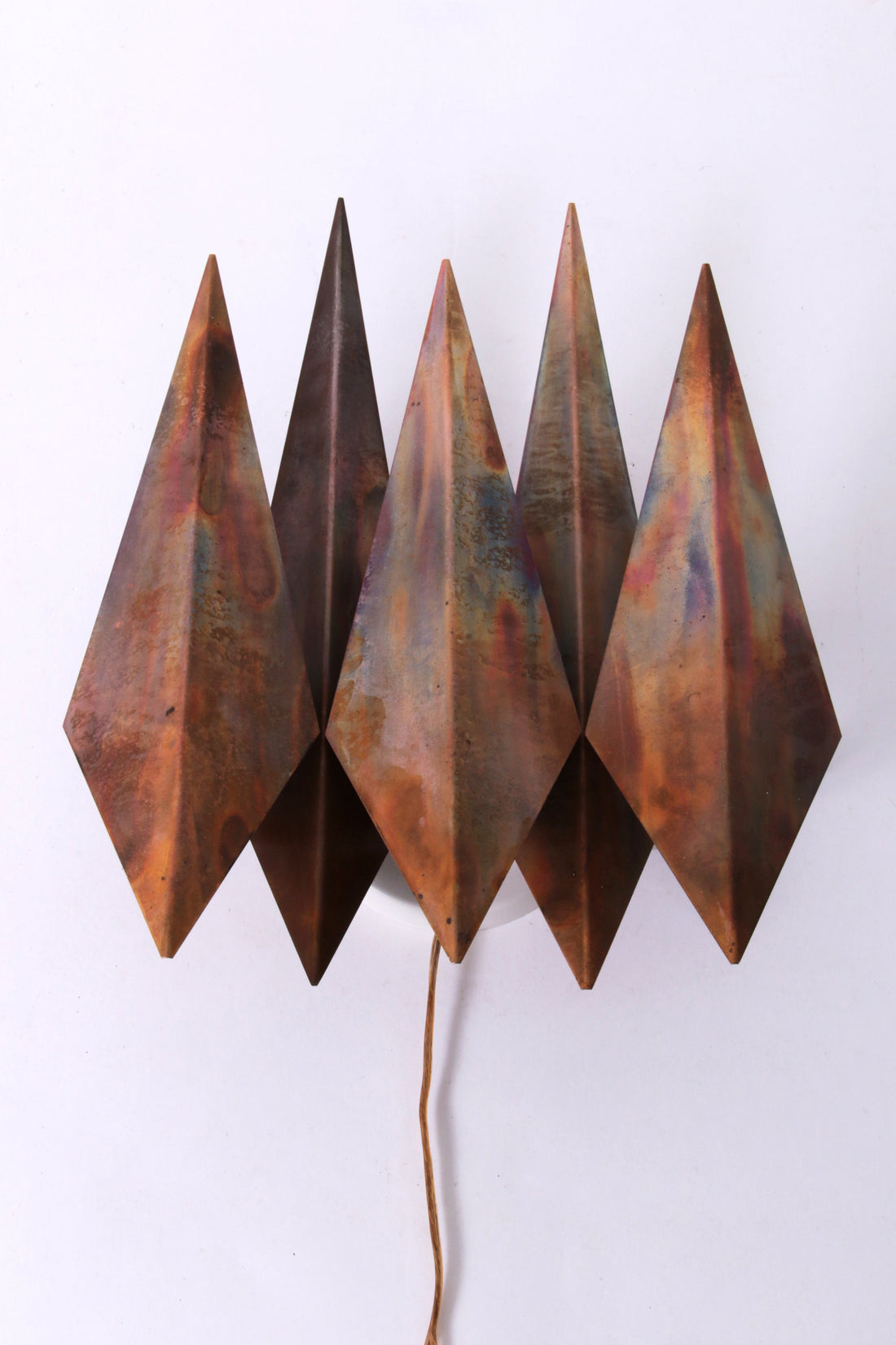 Dänische Wandlampe aus Kupfer von Svend Aage Holm Sørensen 1970