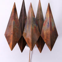 Dänische Wandlampe aus Kupfer von Svend Aage Holm Sørensen 1970