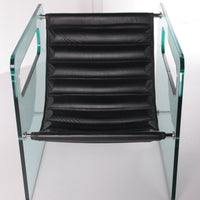 Zwarte "Naked" Fauteuil van Giovanni Tommaso Garattoni
